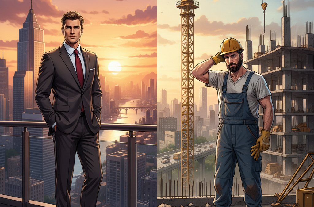 富裕層と労働者との違い